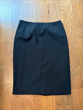 Kasper Black Tailored Pencil Skirt 10